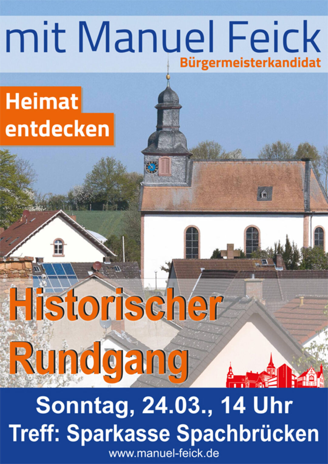 Ortsrundgang in Spachbrücken SPD Reinheim